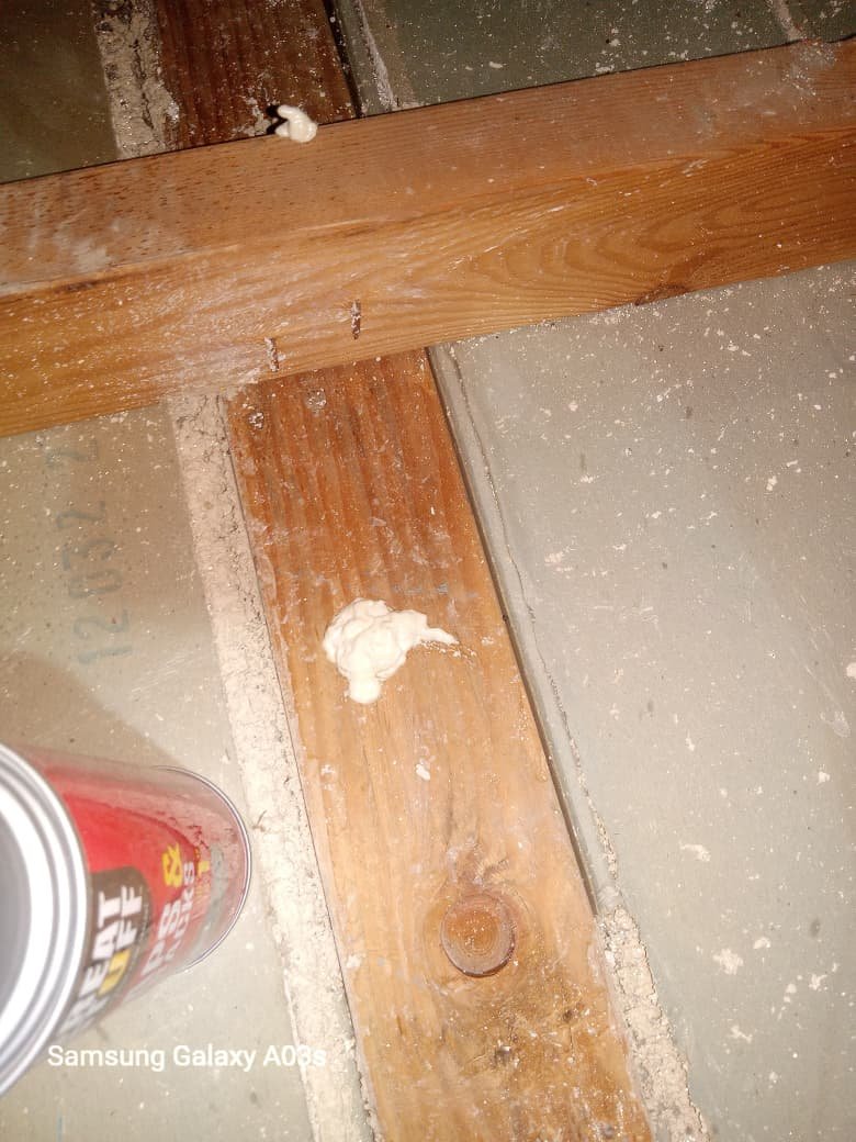 Insulation work inside a property